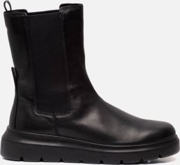 Ecco Nouvelle Black Dress leren chelsea boots zwart