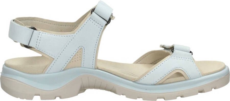 ECCO Offroad Sandalen Plat licht blauw