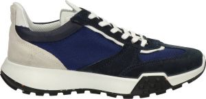 ECCO Retro heren sneaker Blauw wit