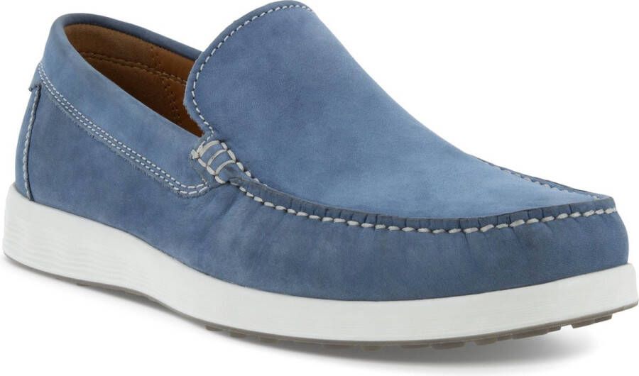 ECCO S Lite Moc M Instappers blauw Nubuck Heren