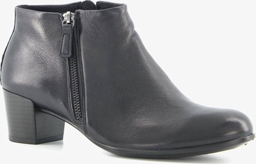 ECCO Shape leren dames enkellaarsjes Zwart Echt leer Uitneembare zool