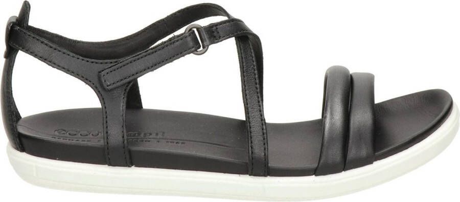 ECCO Simpil leren dames sandalen Zwart