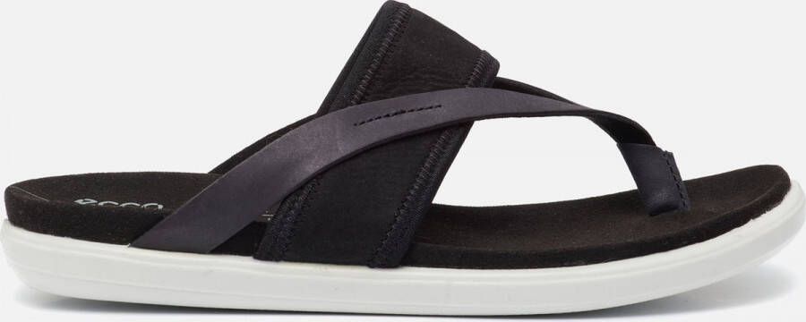 ECCO Simpil slippers zwart Leer Dames