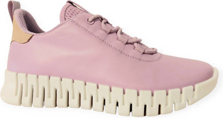Ecco Slip-on sneakers GRUUV W Vrijetijdsschoen outdoorschoen rubberen loopzool met twee-weg flexibiliteit