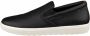 ECCO Sneaker Women Soft 7 Slip On Pebble Black Powder - Thumbnail 1