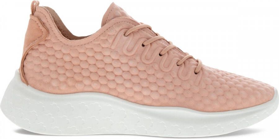 ECCO Sneakers Roze Leer 101028 Dames