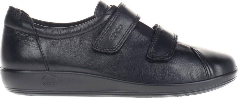 ECCO Slip-on 'Slipper Damen 206513 56723 Glattleder in schwarz' zwart