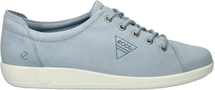 Ecco Veterschoenen Soft 2.0 vrijetijdsschoen lage schoen veterschoen met subtiele logo-opdruk