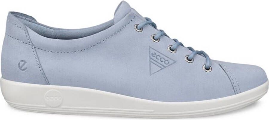 Ecco Veterschoenen Soft 2.0 vrijetijdsschoen lage schoen veterschoen met subtiele logo-opdruk