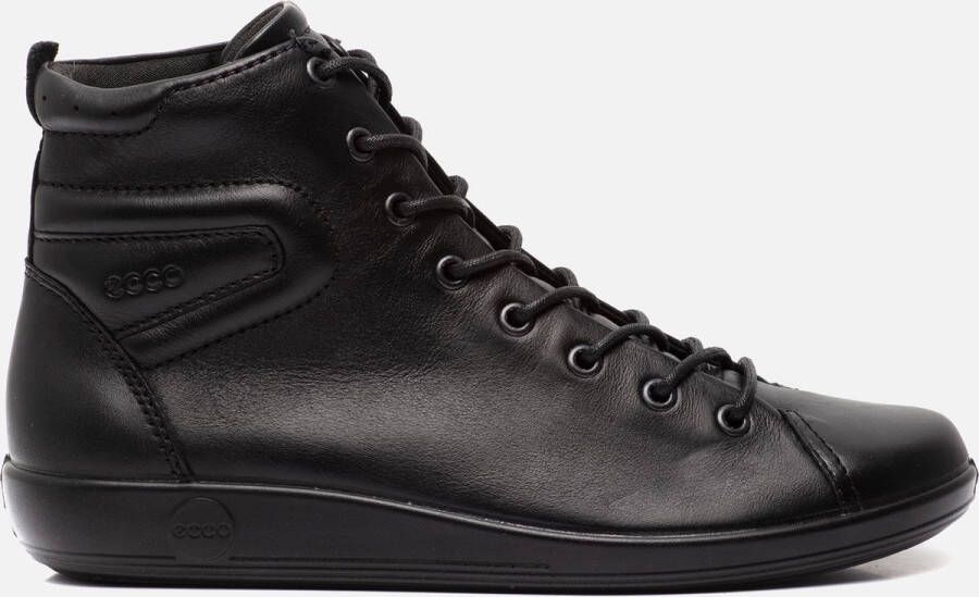 ECCO Soft 2.0 veterboots blauw Leer Dames