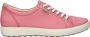 ECCO Soft 7 W Sneakers roze Leer Dames - Thumbnail 1
