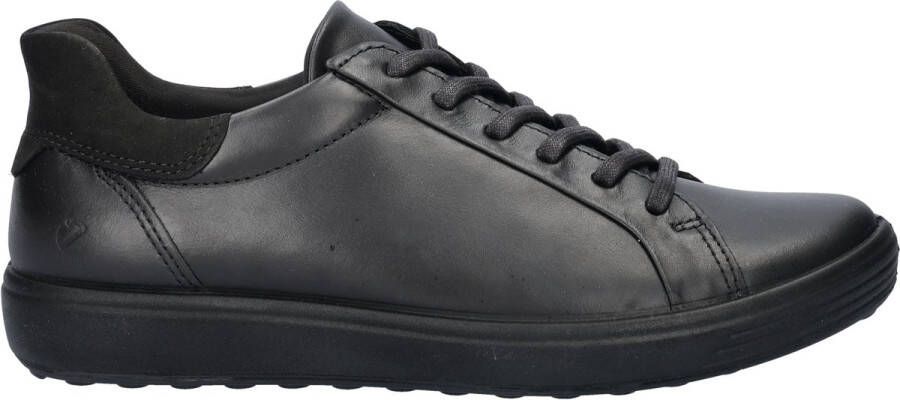 ECCO Soft 7 dames sneaker Zwart