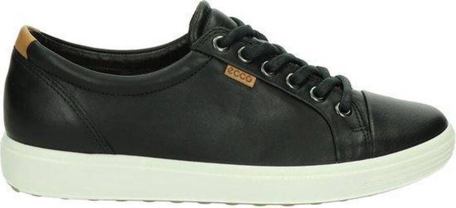 Ecco Sneakers SOFT 7 W met label vrijetijdsschoen lage schoen veterschoen smalle vorm