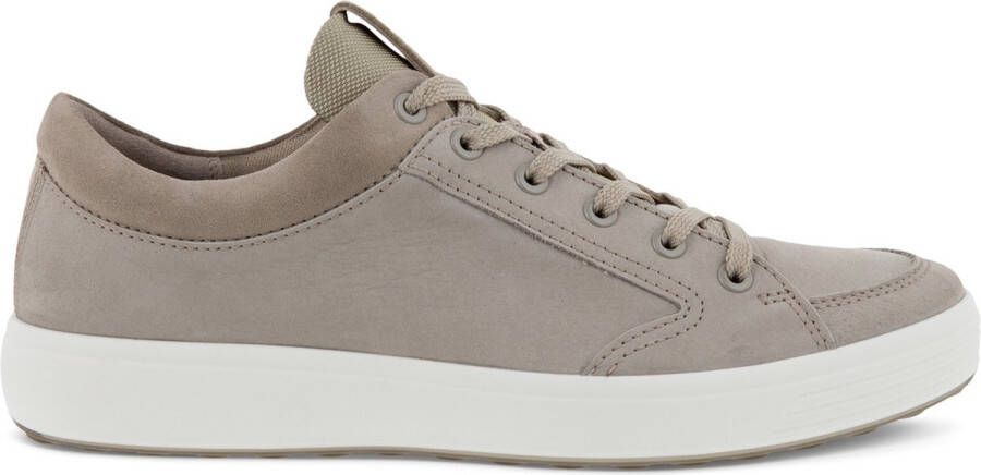 Ecco Grijze Veterschoenen Soft 7 Moonrock