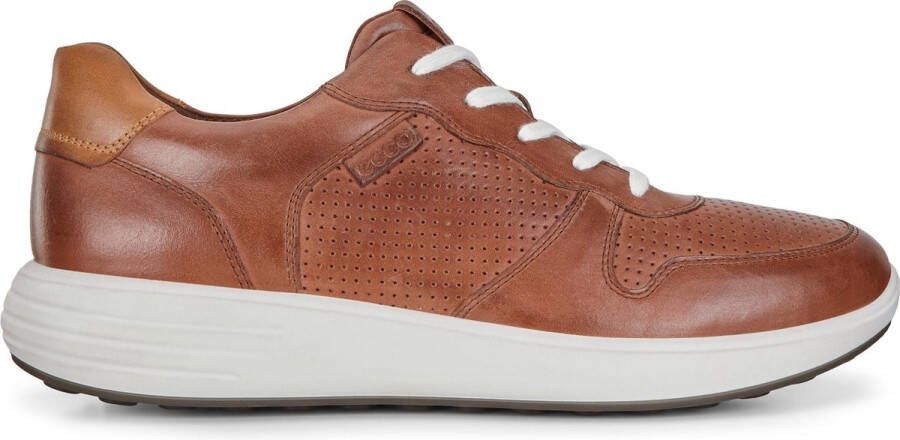 ECCO Soft 7 Runner Heren Sneaker Cognac