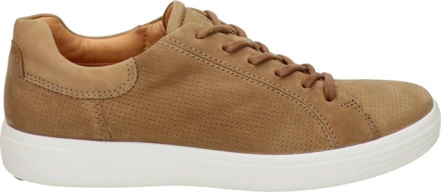 ECCO Soft 7 Sneakers bruin Nubuck Heren