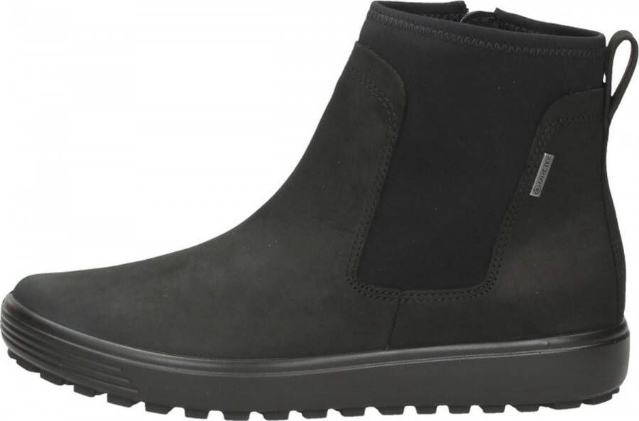 ECCO Soft 7 Tred W Chelsea boots zwart Textiel Dames