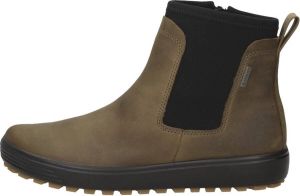 ECCO Soft 7 Tred Enkellaarsjes Plat taupe
