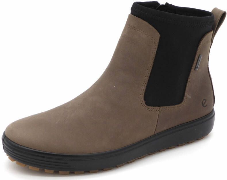 ECCO Soft 7 Tred Dames Chelseaboot 450463-02559 Dark Clay