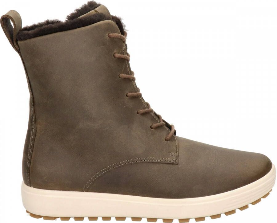 ECCO Veterboots Bruin Nubuck 178246 Dames Nubuck