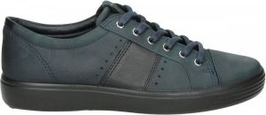 ECCO Soft 7 veterschoenen blauw