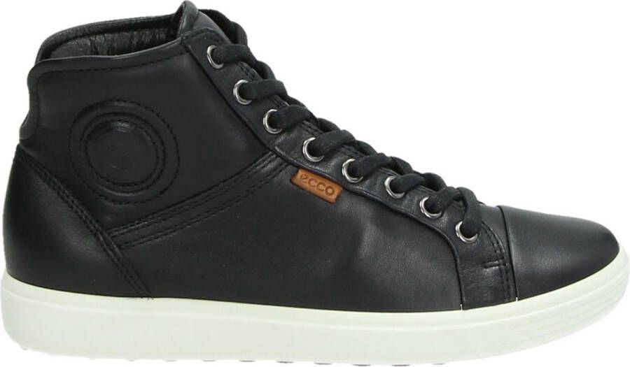 ECCO Soft 7 W Dames Sneakers Zwart