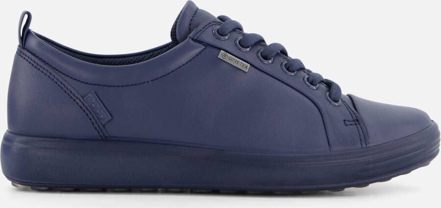 ECCO Soft 7 W Sneakers blauw Leer