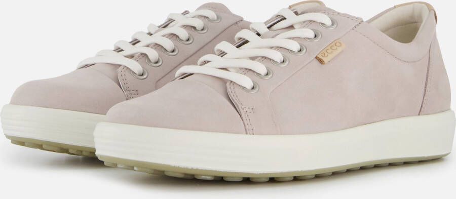 Ecco Sneakers SOFT 7 W met label vrijetijdsschoen lage schoen veterschoen smalle vorm