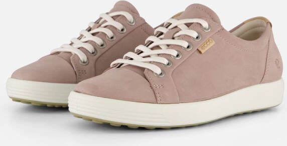 Ecco Sneakers SOFT 7 W met label vrijetijdsschoen lage schoen veterschoen smalle vorm