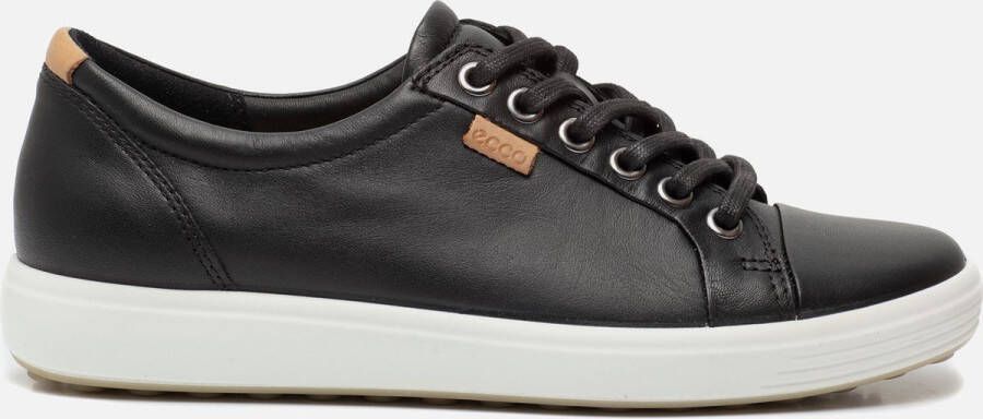 Ecco Sneakers SOFT 7 W met label vrijetijdsschoen lage schoen veterschoen smalle vorm