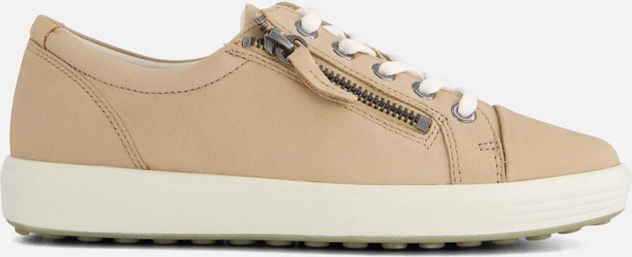 ECCO Soft 7 W Sneakers beige Textiel Dames