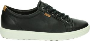 ECCO Soft 7 W veterschoenen zwart Leer Dames