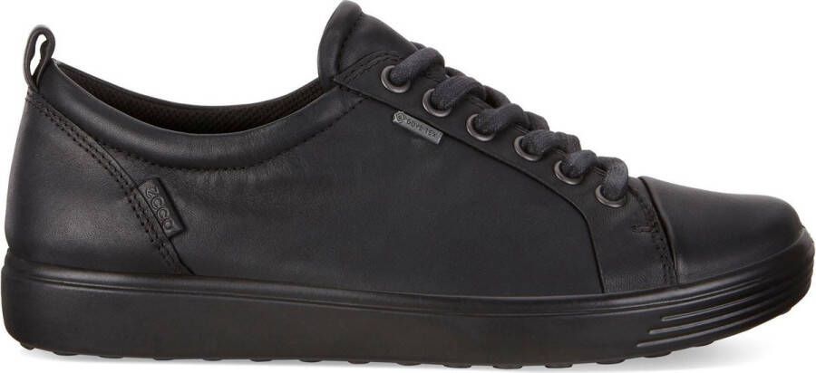 ECCO Soft 7 W veterschoenen zwart Textiel Dames