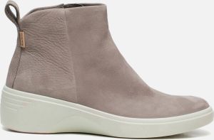 ECCO Soft 7 Wedge Dames Laarzen Grijs