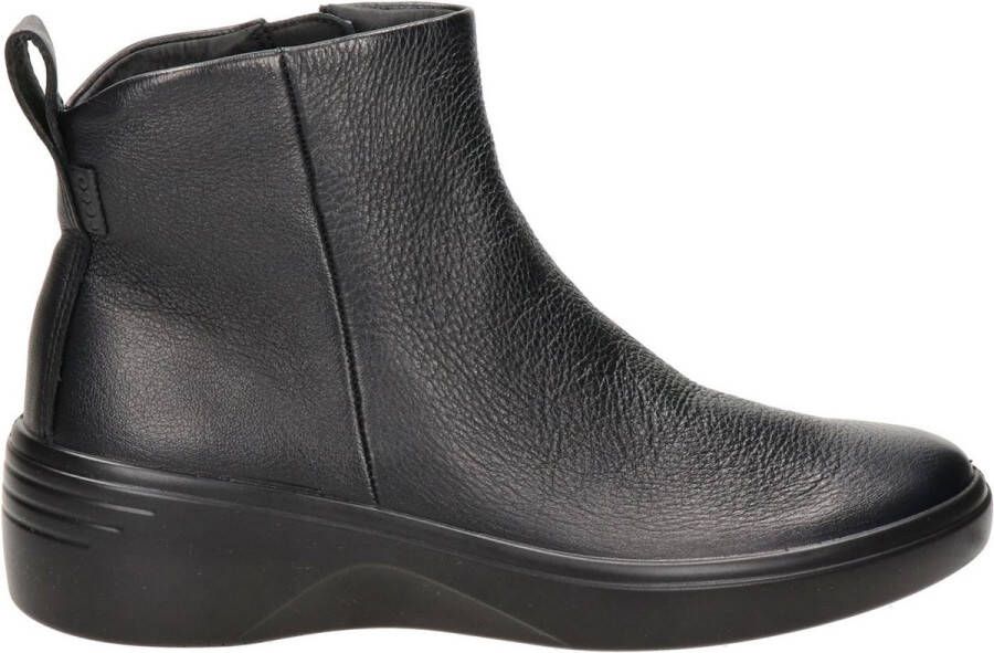 ECCO Soft 7 Wedge Dames Laarzen Zwart