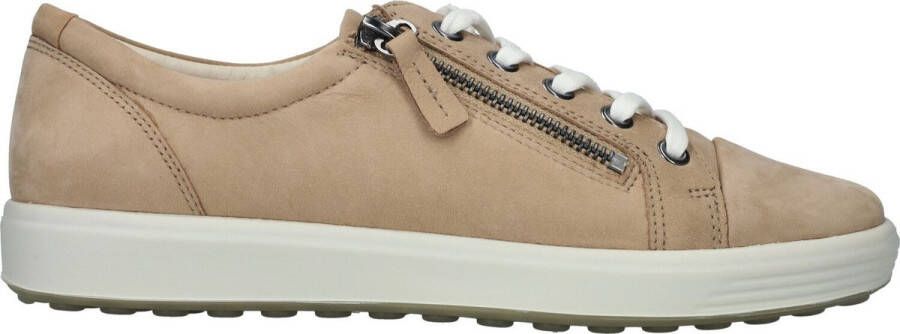 ECCO Soft 7 W Sneakers beige Textiel Dames