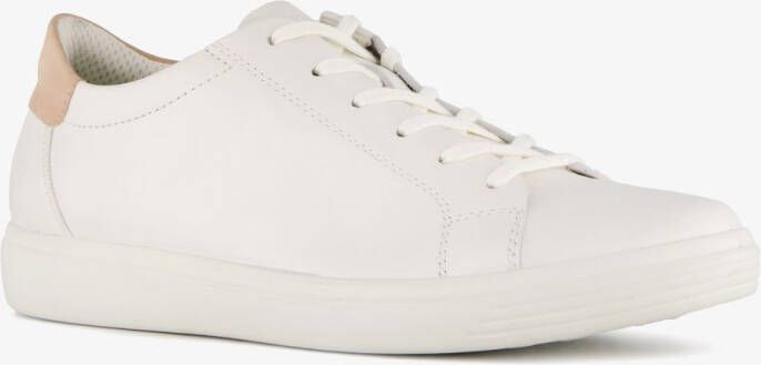 ECCO Soft Classic dames veterschoenen Wit