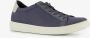ECCO Soft Classic leren dames veterschoenen blauw Uitneembare zool - Thumbnail 3