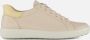 ECCO Soft Sneakers beige Leer Dames - Thumbnail 4