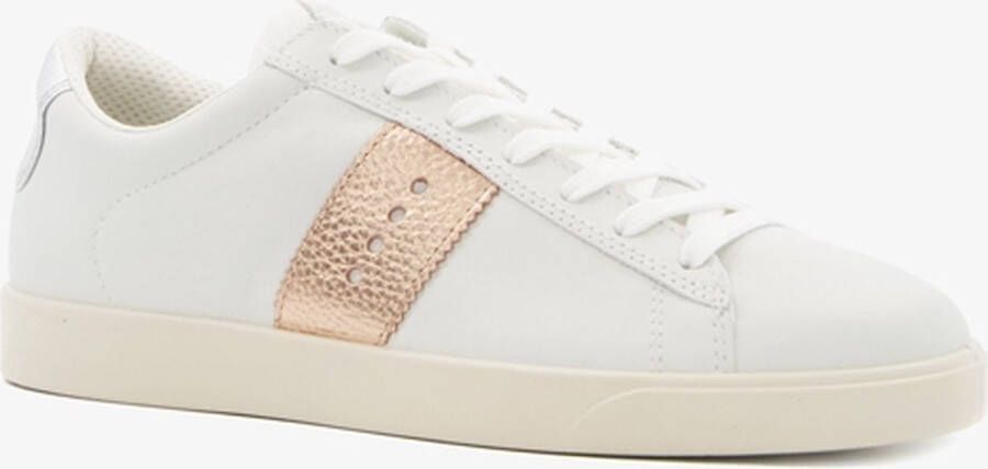 ECCO Street Lite W Dames leren sneaker Wit Size: 36 (UK 3.5-4)