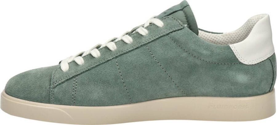 ECCO Street Lite M Sneakers groen Suede Heren