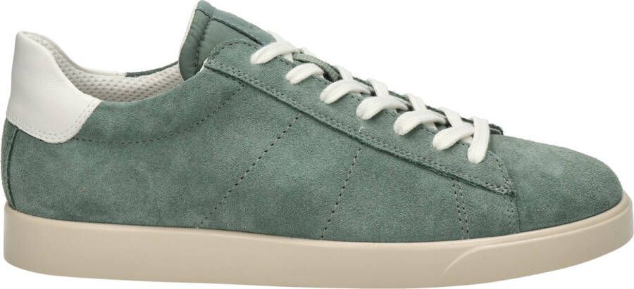 ECCO Street Lite M Sneakers groen Suede Heren