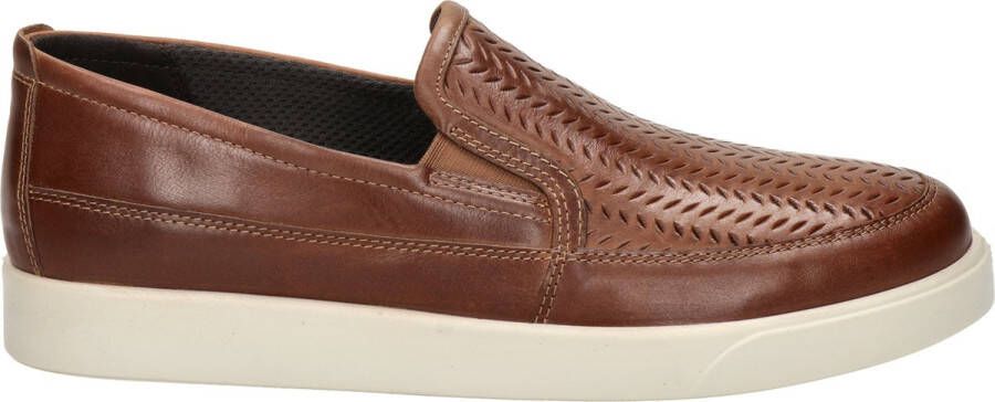 ECCO Street Lite M Instappers cognac Nubuck Heren - Foto 12