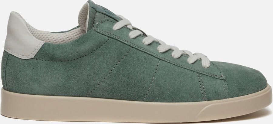 ECCO Street Lite M Sneakers groen Suede Heren