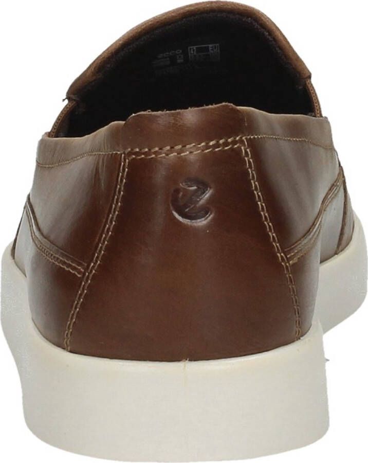 ECCO Street Lite M Instappers cognac Nubuck Heren