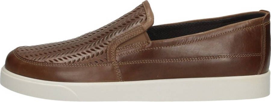 ECCO Street Lite M Instappers cognac Nubuck Heren - Foto 14