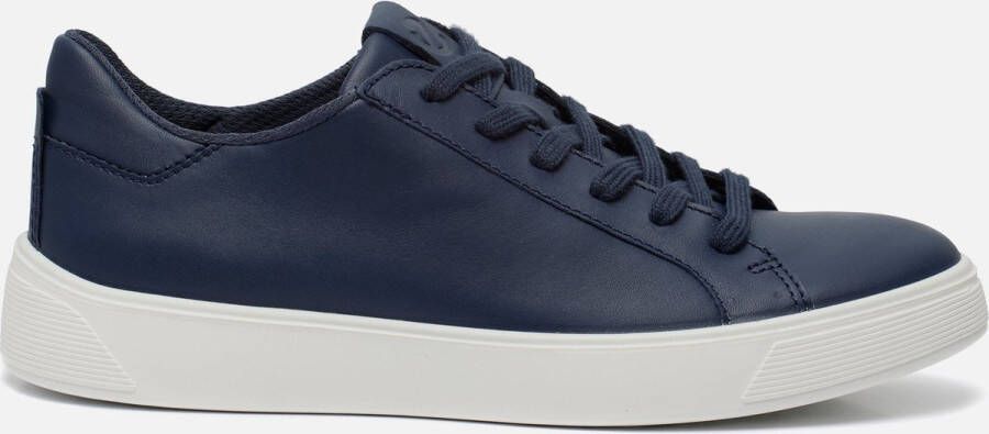 ECCO Street Tray M Sneakers blauw Nubuck Heren