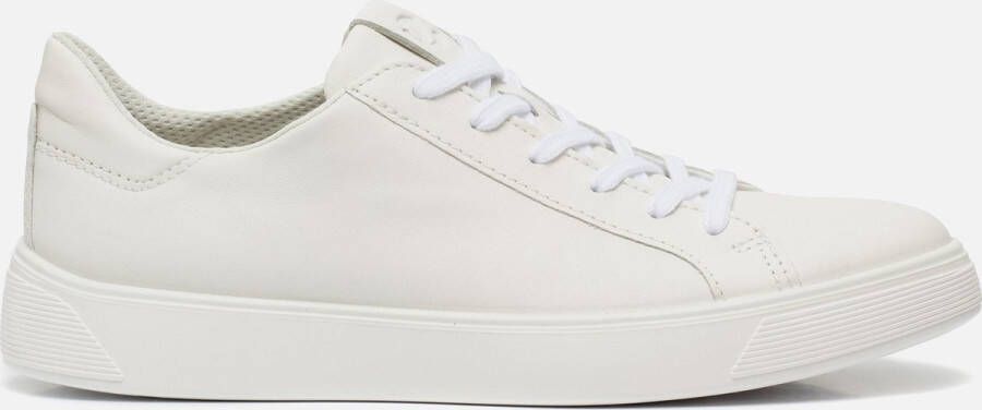 ECCO Street Tray M Sneakers wit Leer Heren