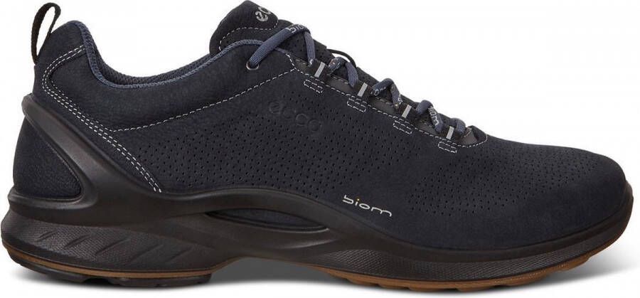 ECCO Veterschoenen Blauw Nubuck 302420 Heren