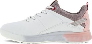 ECCO W Golf S-Three Golf Shoe White Pink